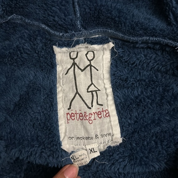 Pete & Greta by Johnny Was Fluffy Jacket sz XL - Picture 3 of 3